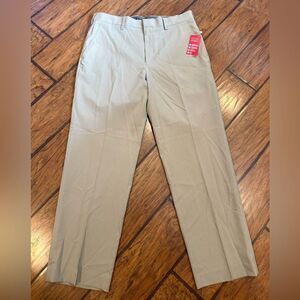 Ben Hogan Performance Golf Dress Pants mens 34x30 tan brown wicking UPF stretch